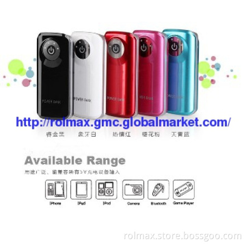 Power Bank with LCD light 5600mAh External Battery Charge